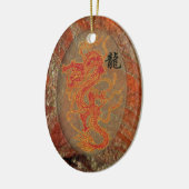 Fiery Good Luck Dragon Ornament (Links)