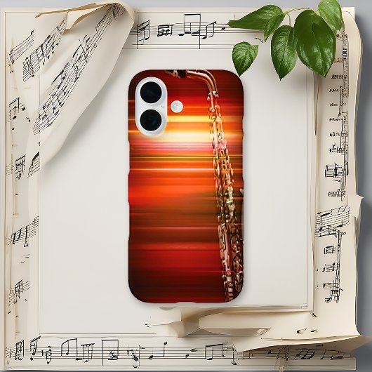 Fiery Jazz Saxophone Case-Mate iPhone Case