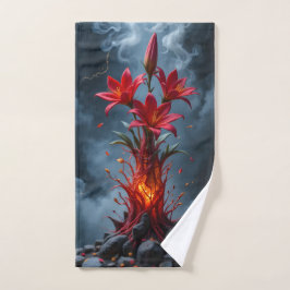 Fiery Lily Fantasy Handdoek