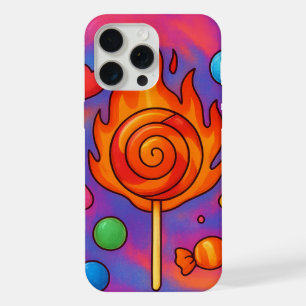Fiery Lollipop iPhone 15 Pro Max Hoesje