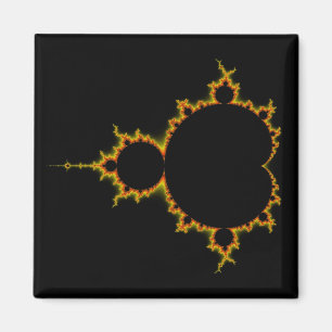 Fiery Mandelbrot Set Magnet