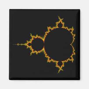Fiery Mandelbrot Set Magnet Magneet