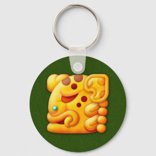 Fiery Maya Animal Head Sleutelhanger