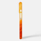 Fiery Orange Gold Marble iPhone / coque ipad (Verso / Gauche)