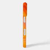 Fiery Orange Gold Marble iPhone / coque ipad (Verso / Droite)