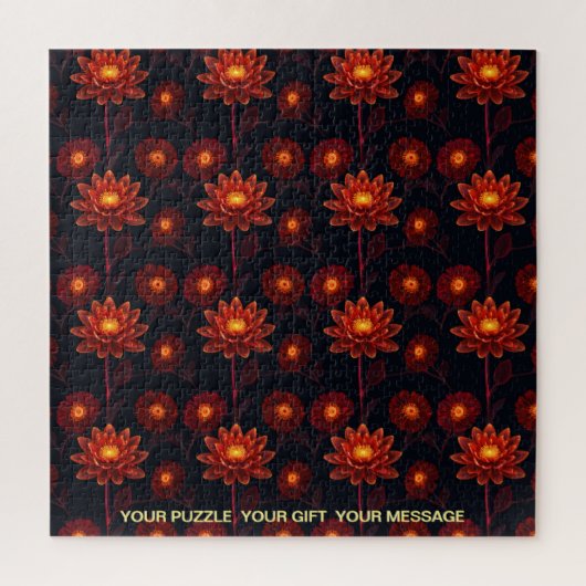 Fiery Petal Puzzle Legpuzzel (Verticaal)