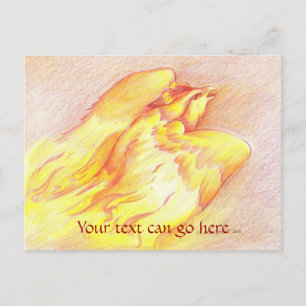Fiery Phoenix-Briefkaart Briefkaart