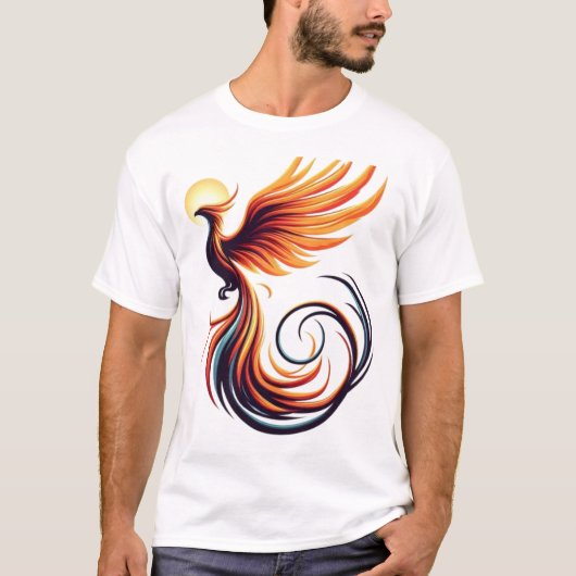 Fiery Phoenix Kinder T-shirt (Voorkant)