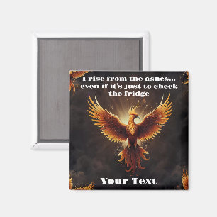 Fiery Phoenix Kussen Magneet