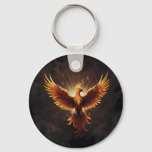 Fiery Phoenix Kussen Sleutelhanger