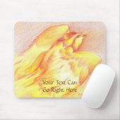 Fiery Phoenix Mousepad Muismat (Met muis)