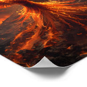 Fiery Phoenix Rising Poster (Coin)