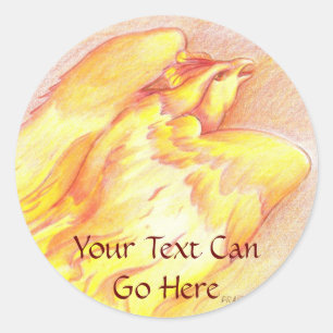 Fiery Phoenix Stickers