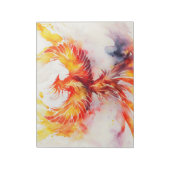 Fiery Phoenix verspreidt het is de Waterverf kunst Notitieblok (Gedraaid)