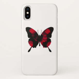 Fiery Red Butterfly iPhone X Hoesje