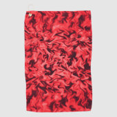 Fiery Red Golfhanddoek (Voorkant)