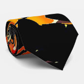 FIERY ROOSTER STROPDAS (Opgerold)