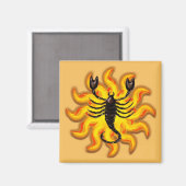 Fiery Scorpio Magneet (Voorkant / Achterkant)