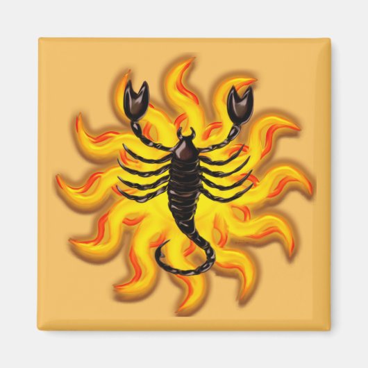 Fiery Scorpio Magneet (Voorkant)