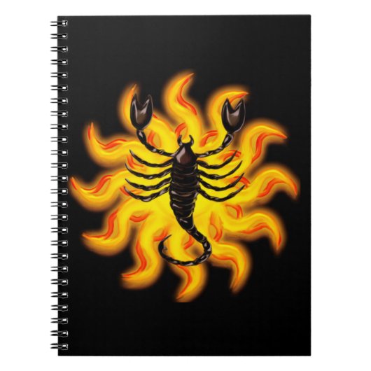 Fiery Scorpio Notitieboek (Voorkant)