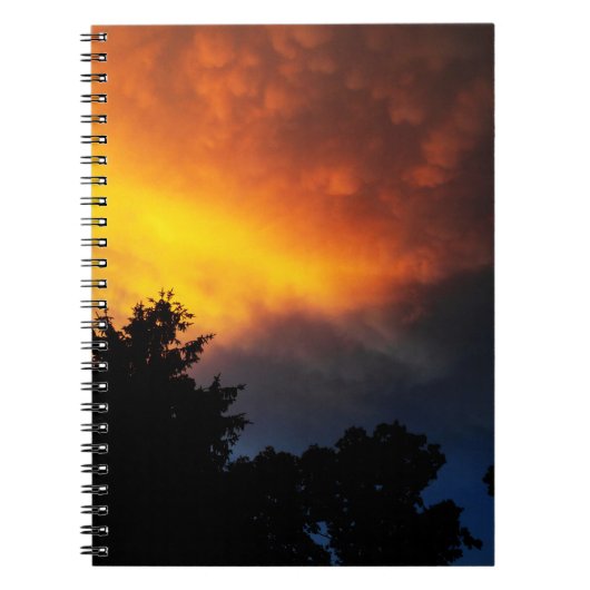 Fiery Sky Notitieboek (Voorkant)