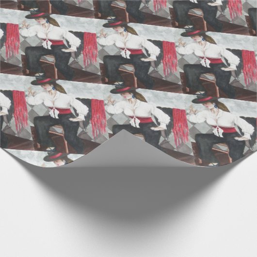 FIERY SPANISH DANCER WRAPPER PAPIER (Hoek)