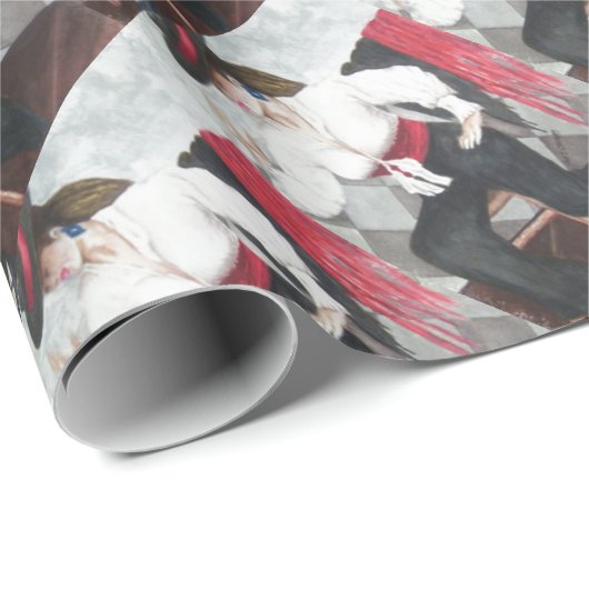 FIERY SPANISH DANCER WRAPPER PAPIER (Rol Hoek)