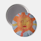 Fiery Sun Magnet Magneet (Voorkant / Achterkant)