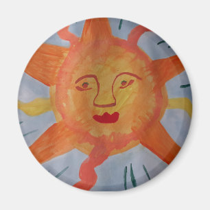 Fiery Sun Magnet Magneet