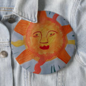 Fiery Sun Ronde Button 6,0 Cm (In situ)