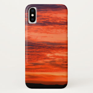 Fiery Sunset iPhone X Hoesje