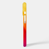 Fiery Sunset Ombre iPhone 16 Coque (Verso / Gauche)