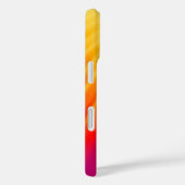 Fiery Sunset Ombre iPhone 16 Coque (Verso / Droite)