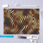 Fiery Tiger Stripes Tissuepapier (Craft)