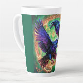 Fiery Two Ravens Latte Mok (Linkerhoek)