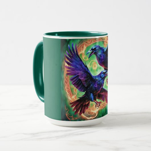 Fiery Two Ravens Mok (Voorkant links)