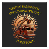 Fiery valor ingewikkeld heldhaftig ontwerp van bra perfect poster (Voorkant)