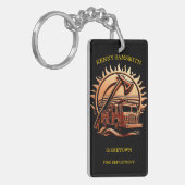 Fiery valor ingewikkeld heldhaftig ontwerp van bra sleutelhanger (Voorkant Links)