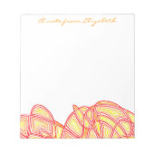 Fiery Waves Notitieblok (Voorkant)