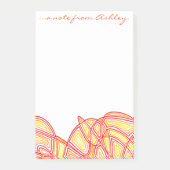 Fiery Waves Post-it® Notes (Voorkant)