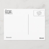 Fiery Wings - Autumn Fantasy Fairy Art Briefkaart (Achterkant)