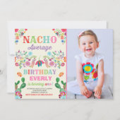 Fiesta 1er anniversaire Invitation Nacho Moyenne (Devant)