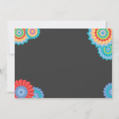 Fiesta 1st Birthday Uitnodiging Nacho Gemiddelde P (Achterkant)