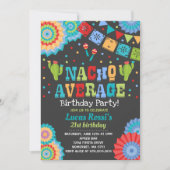 Fiesta 21st Birthday Invitation Nacho Gemiddelde 2 Kaart (Voorkant)