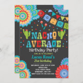 Fiesta 21st Birthday Invitation Nacho Gemiddelde 2 Kaart (Voorkant / Achterkant)