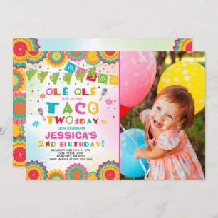 Fiesta 2e verjaardag van de uitnodiging van de ECB