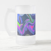 Fiesta 3 (bleu) givré Mug (Gauche)