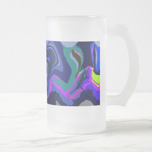 Fiesta 3 (bleu) givré Mug (Droit)