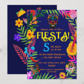 "Fiesta !" 5 invitation de Mayo (Devant / Derrière)