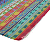 Fiesta 6 x 7 Déco Planche à découper en verre (Coin)